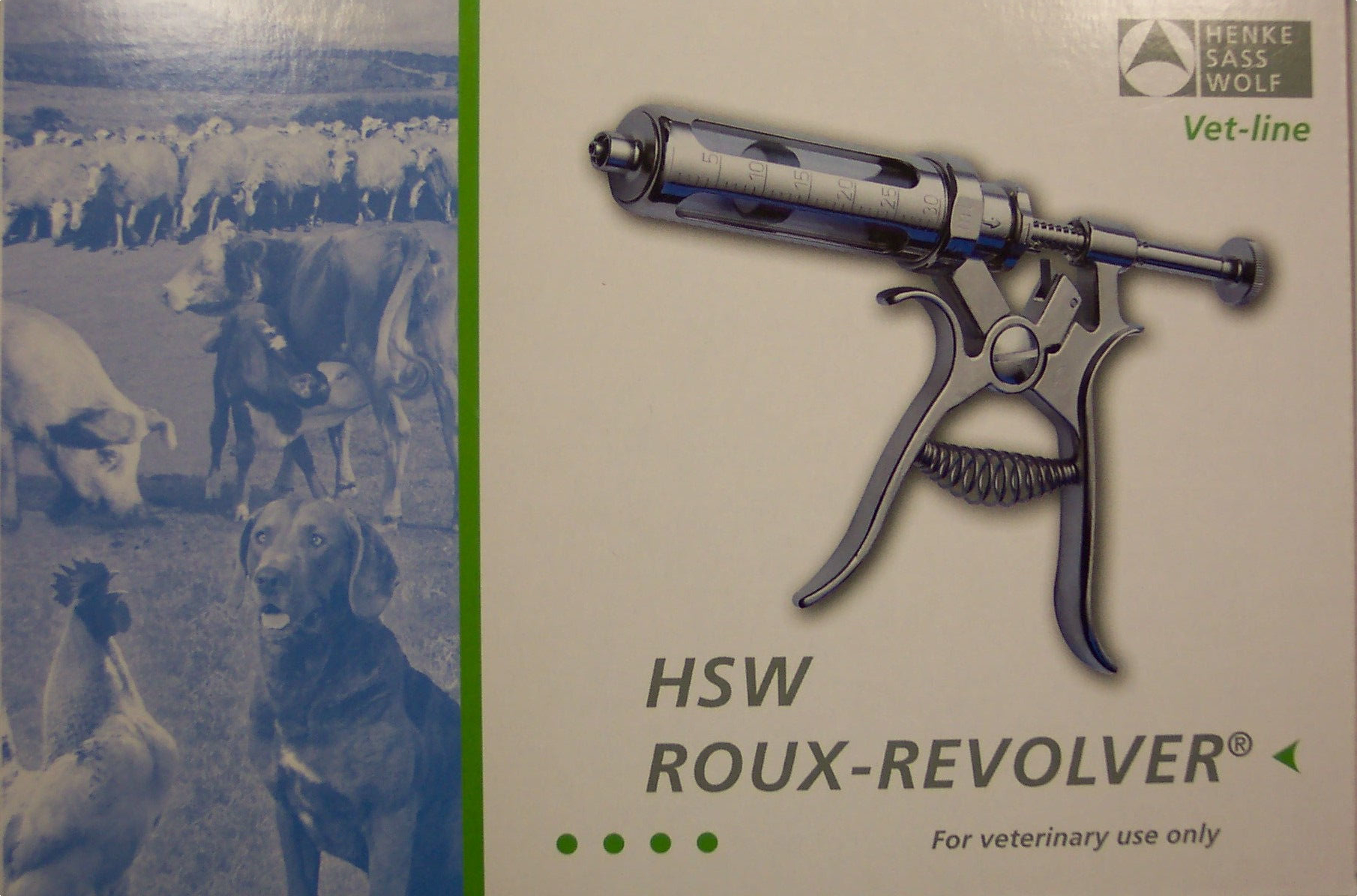 Roux-Revolver mit Luer-Lock Ansatz, 50ml für 1 bis 5 ml Dosierung